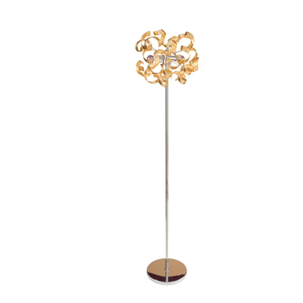 Piantana moderna Padana Lampadari TRUDY SPECIAL 273 PT3 E14 LED vetro metallo lampada terra - 8