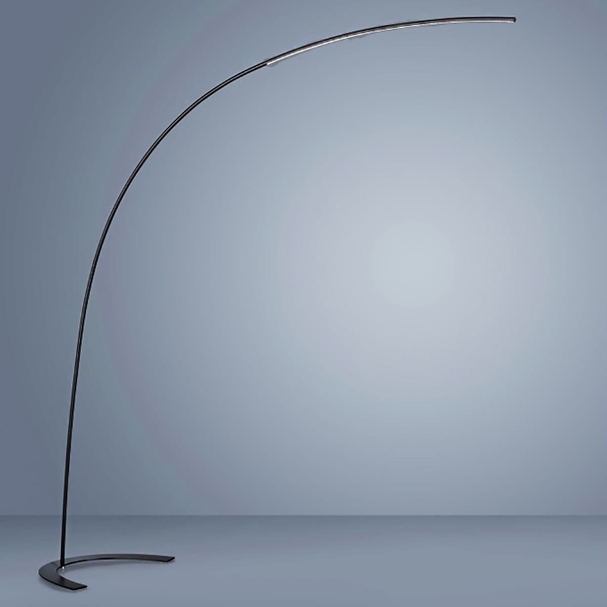 Piantana arco Trio Lighting TR-SHANGHAI 18W LED 1800LM 3000°K dimmerabile lampada terra braccio moderna interno - 13