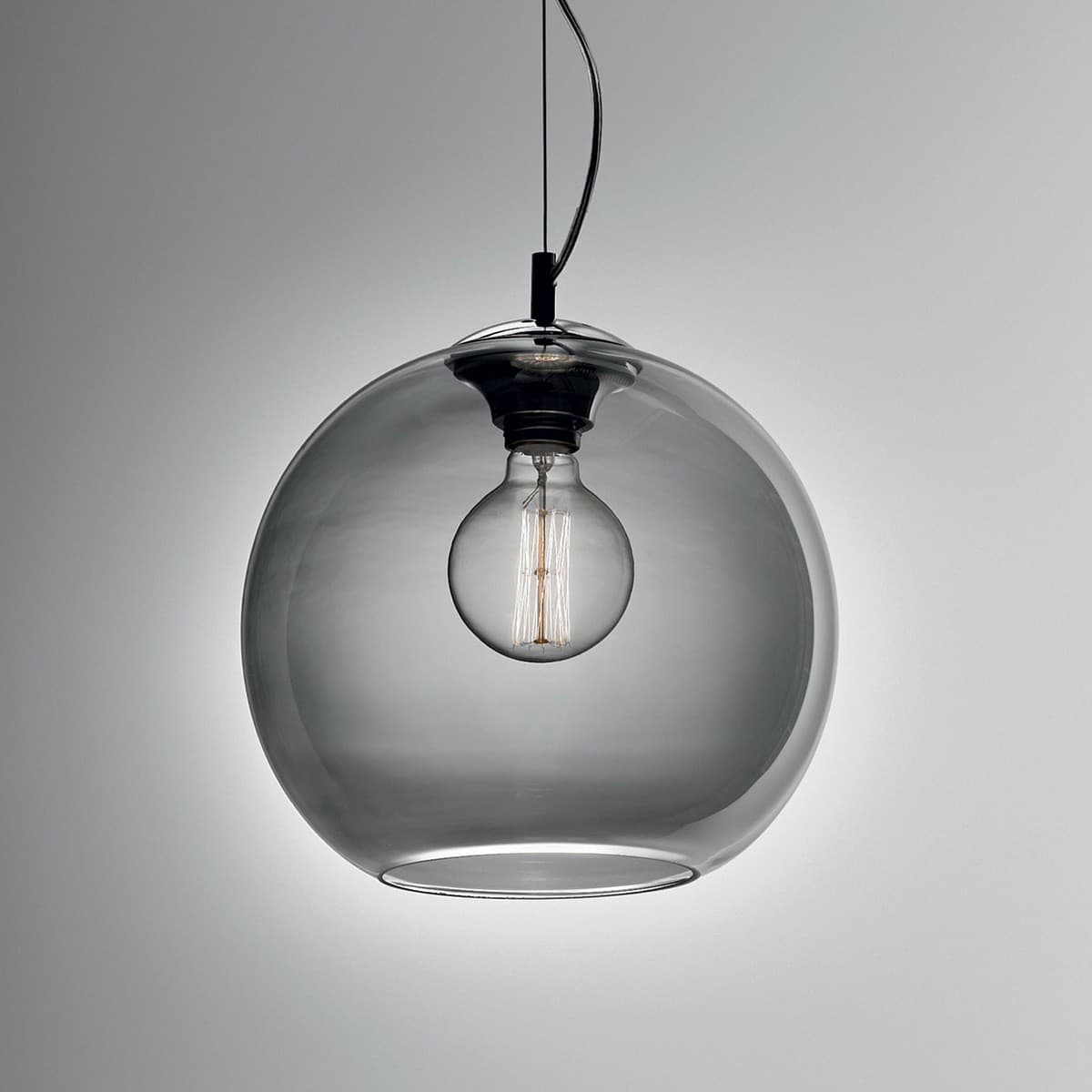 Lampadario moderno Ideal Lux NEMO SP1 D30 094236149592 E27 LED vetro sospensione - 8