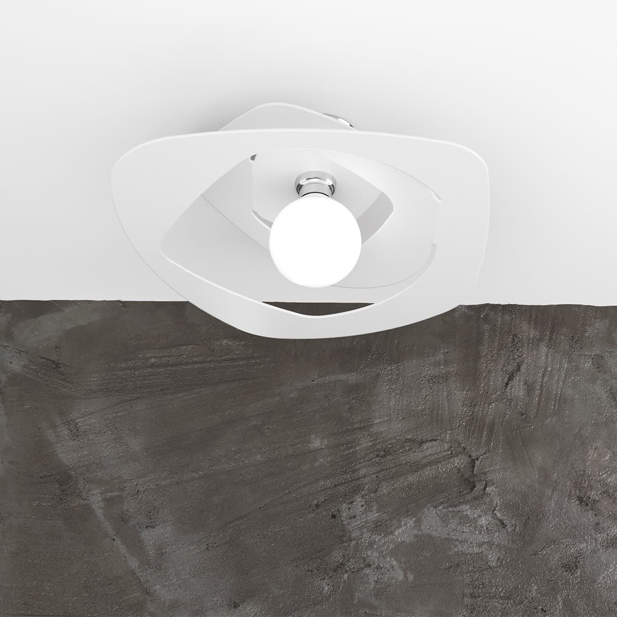Plafoniera moderna Top Light WARPED 1157 PL50 E27 LED metallo lampada soffitto - 9