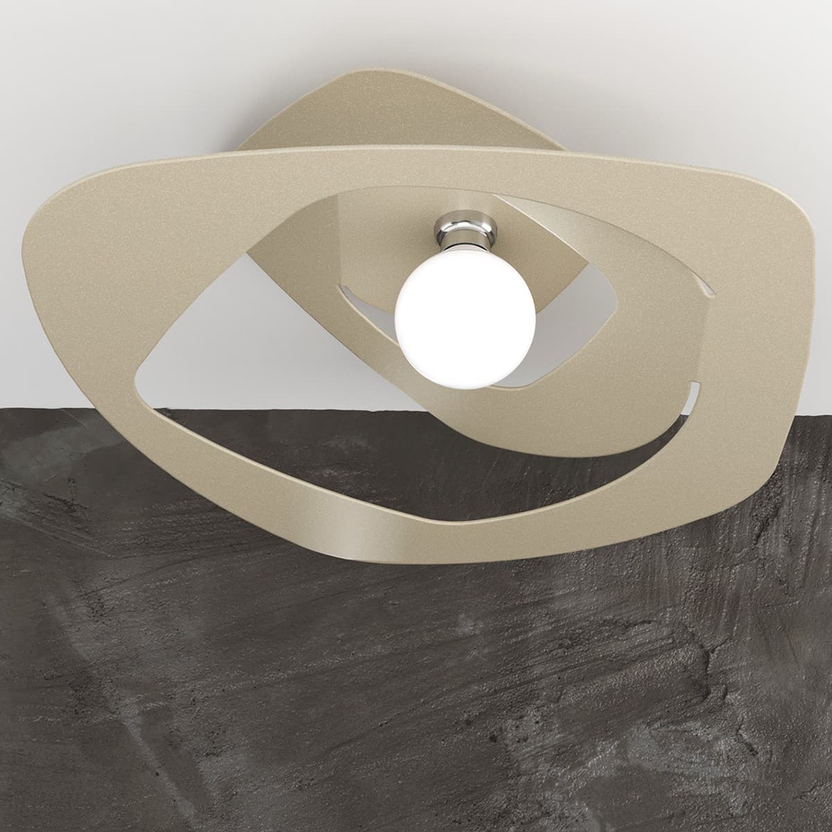 Plafoniera moderna Top Light WARPED 1157 PL65 E27 LED metallo lampada soffitto - 10