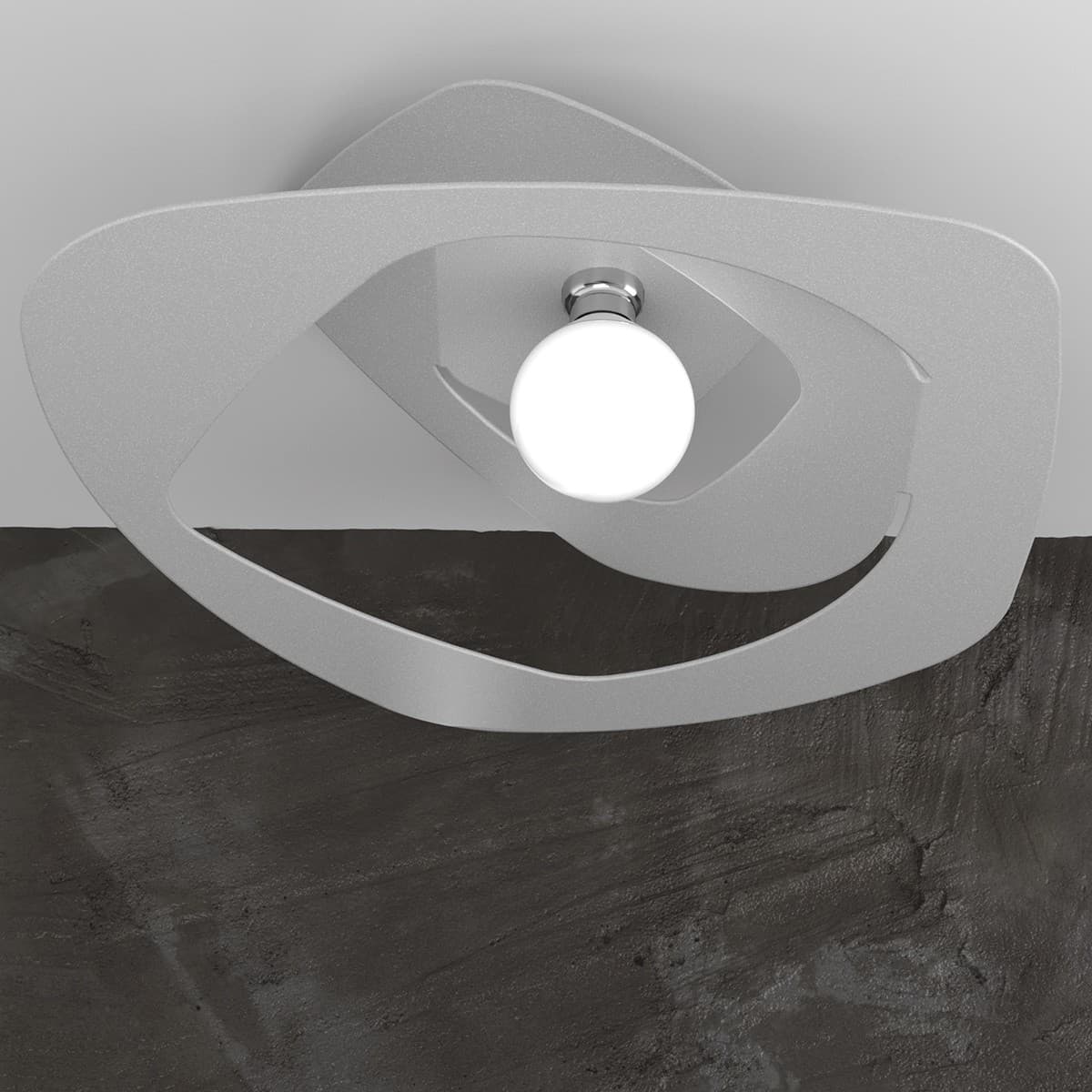 Plafoniera moderna Top Light WARPED 1157 PL65 E27 LED metallo lampada soffitto - 11