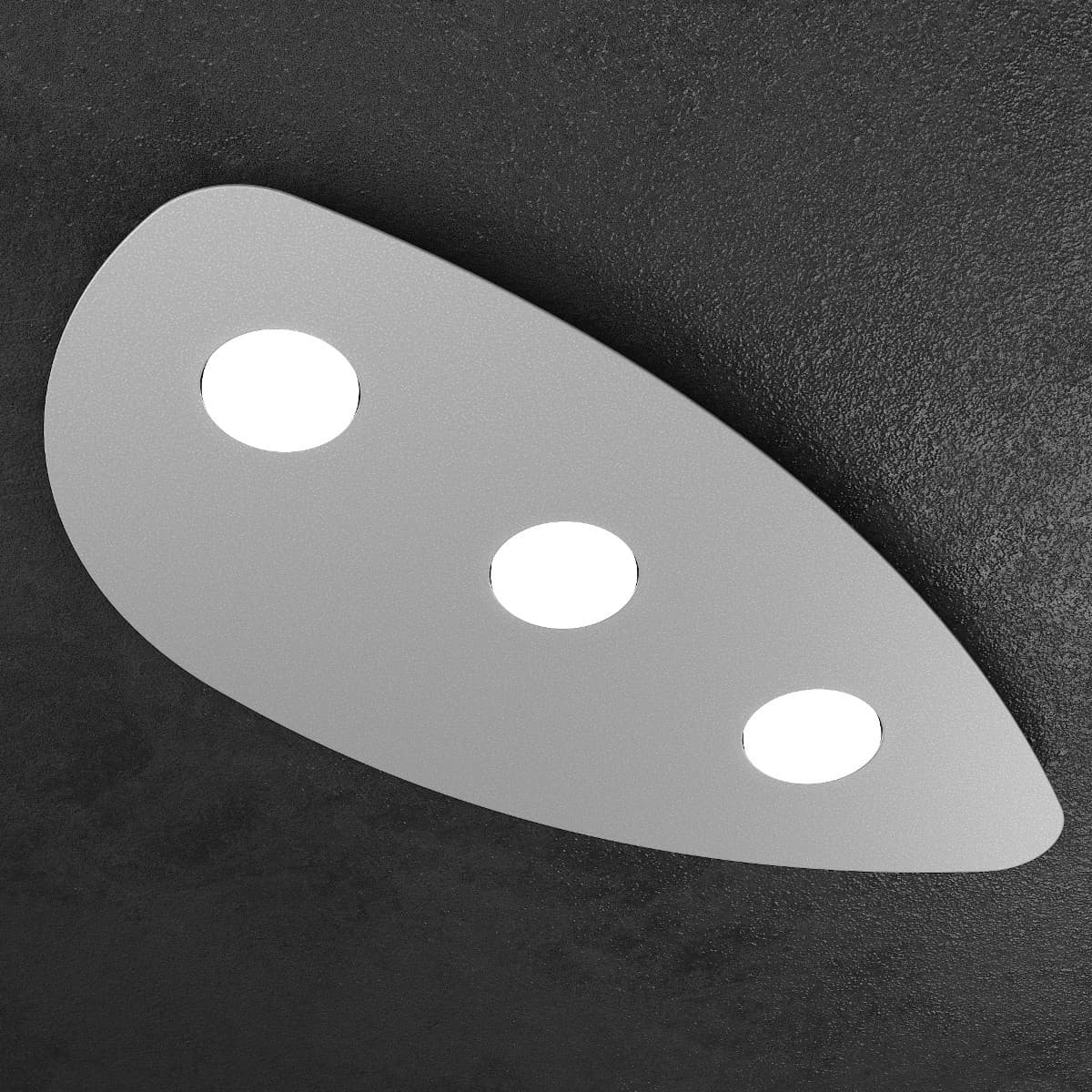 Plafoniera moderna Top Light SHAPE 1143 3 GX53 LED metallo lampada soffitto - 9