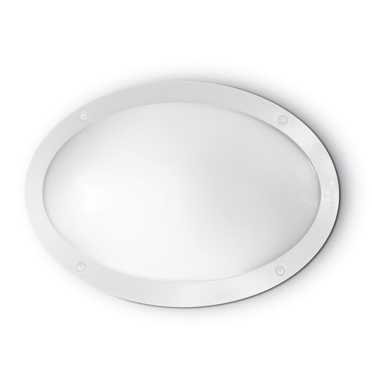 Applique moderno Ideal Lux POLAR 1 AP1 OVAL 096704 096711 E27 LED IP66 resina lampada parete - 8