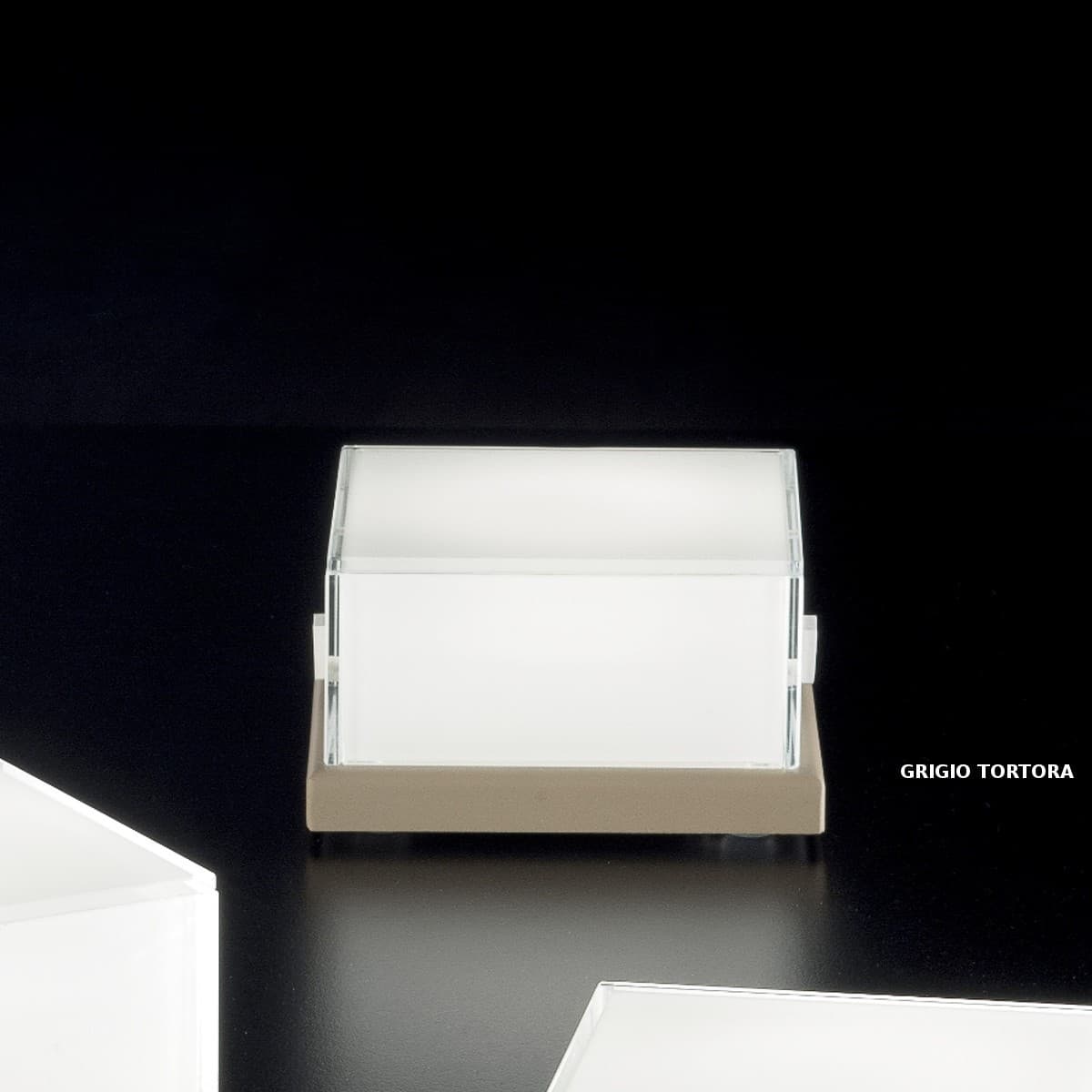 Abat-jour moderna Fratelli Braga CANDY 2118 L LED dimmerabile vetro metallo lampada tavolo - 12