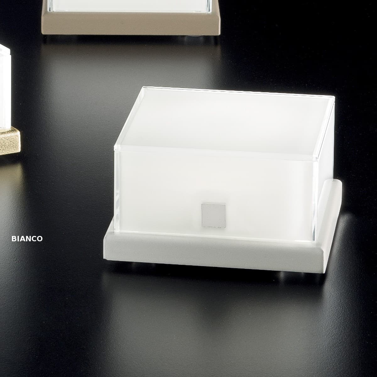 Abat-jour moderna Fratelli Braga CANDY 2118 L LED dimmerabile vetro metallo lampada tavolo - 9