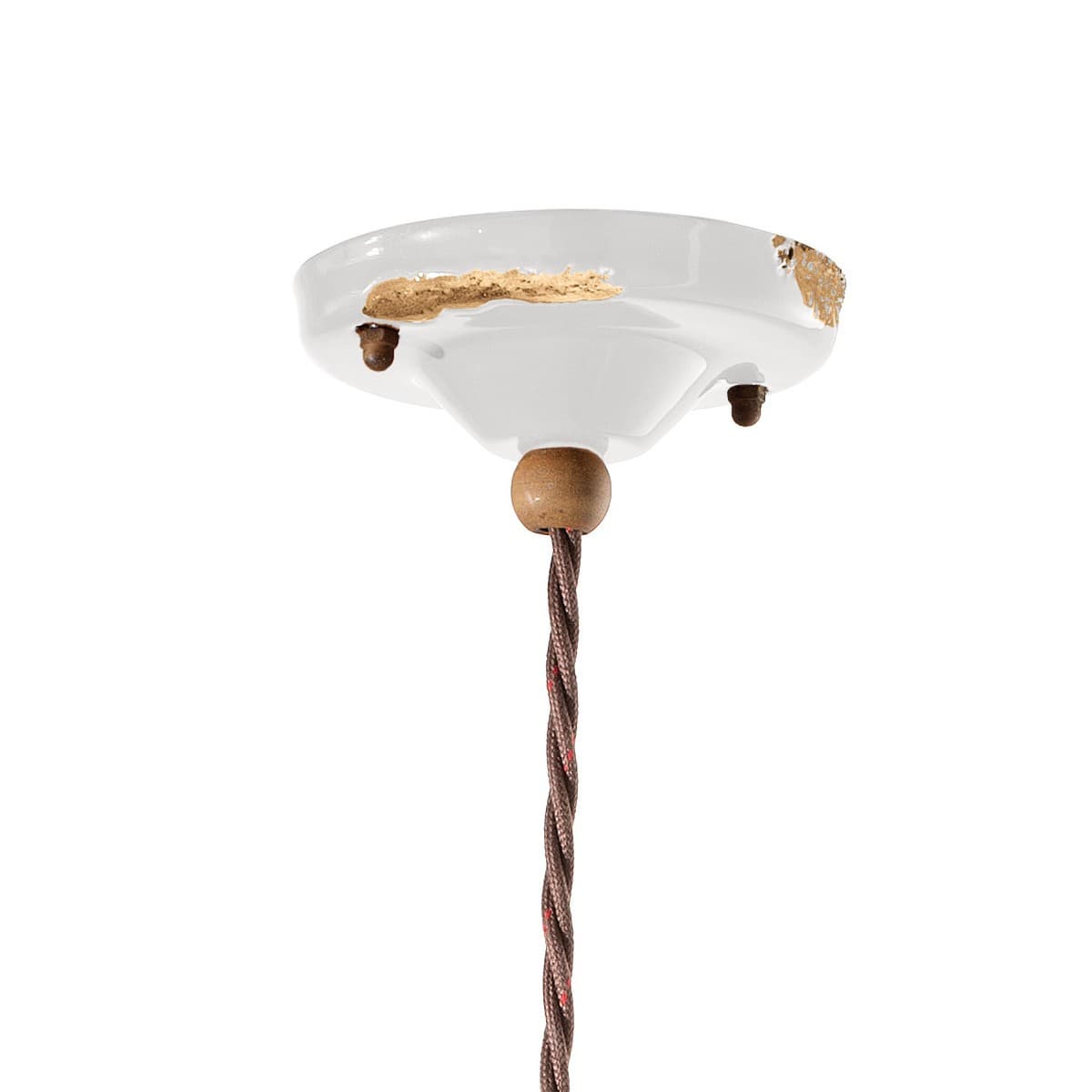 Lampadario rustico Ferroluce Retrò INDUSTRIAL C1691 E27 LED ceramica sospensione - 27