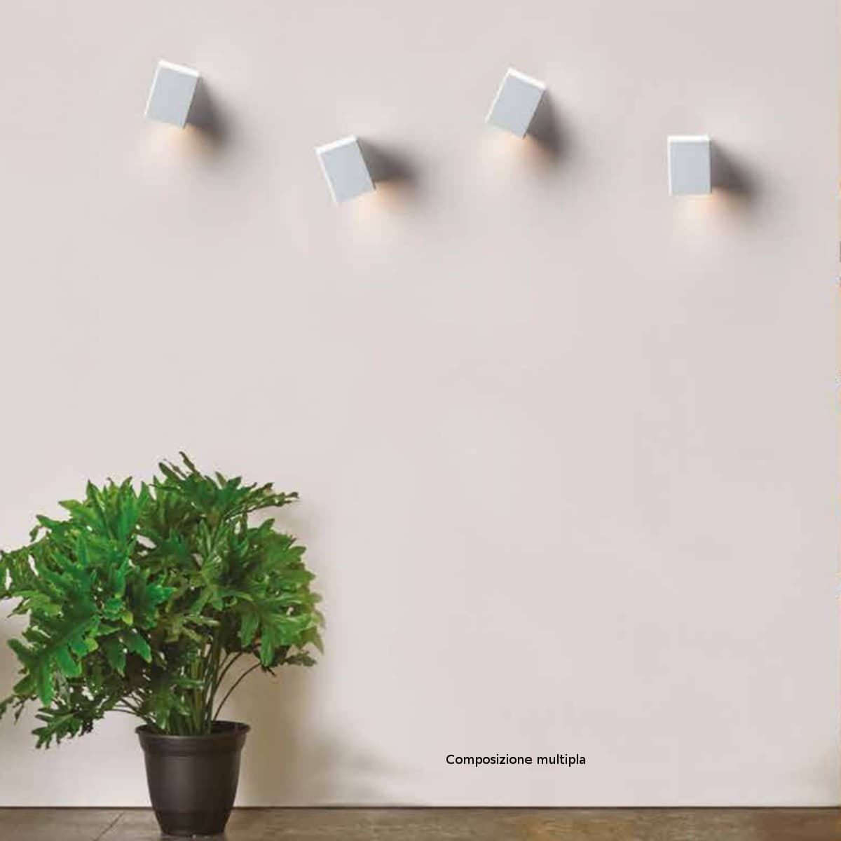 Applique moderno Cattaneo illuminazione CUBICK 899 9A LED monoemissione dimmerabile - 15