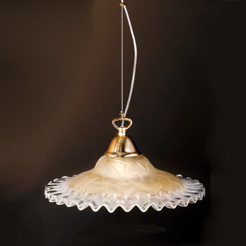 Lampadario classico Due P illuminazione 2577 SP E27 LED vetro sospensione - 6