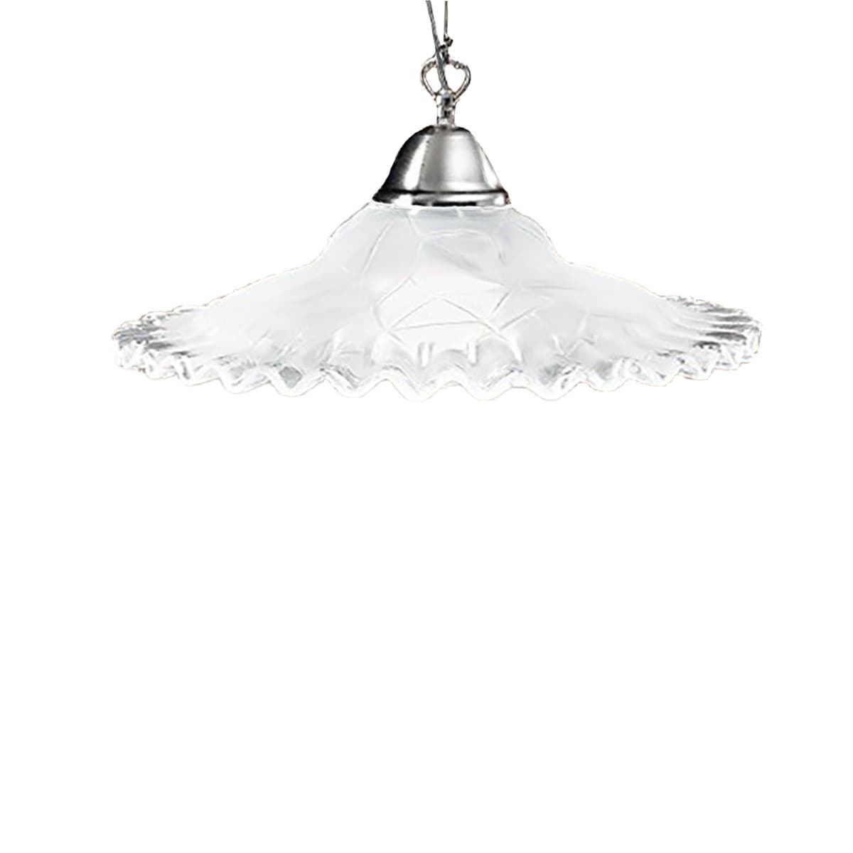 Lampadario classico Due P illuminazione 2577 SP E27 LED vetro sospensione - 7