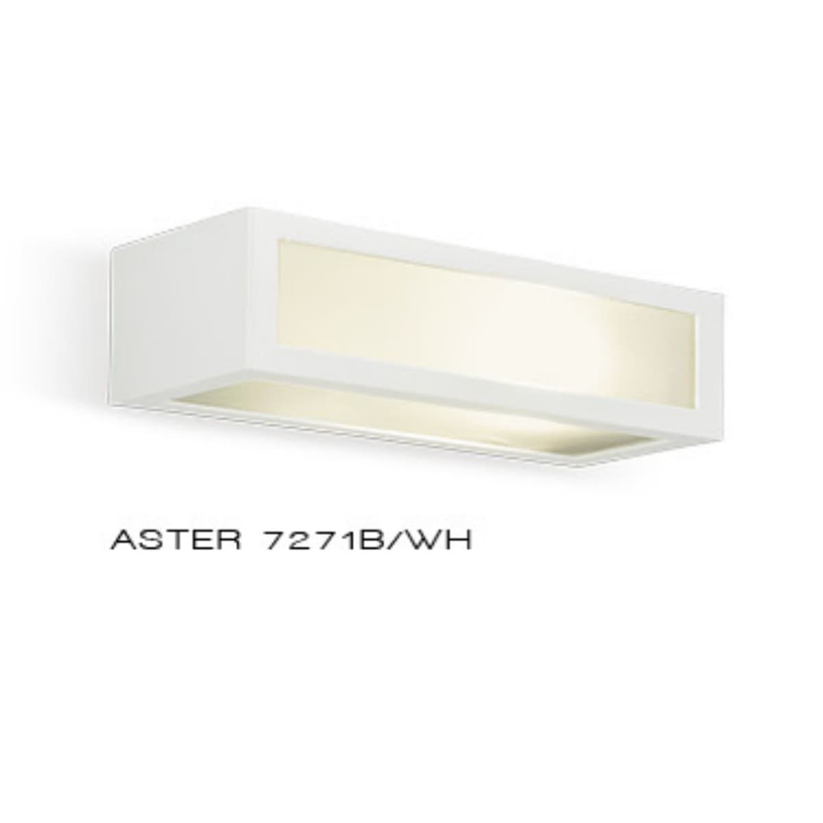 Applique moderno Promoingross ASTER 7271 B E27 LED alluminio lampada partete - 11