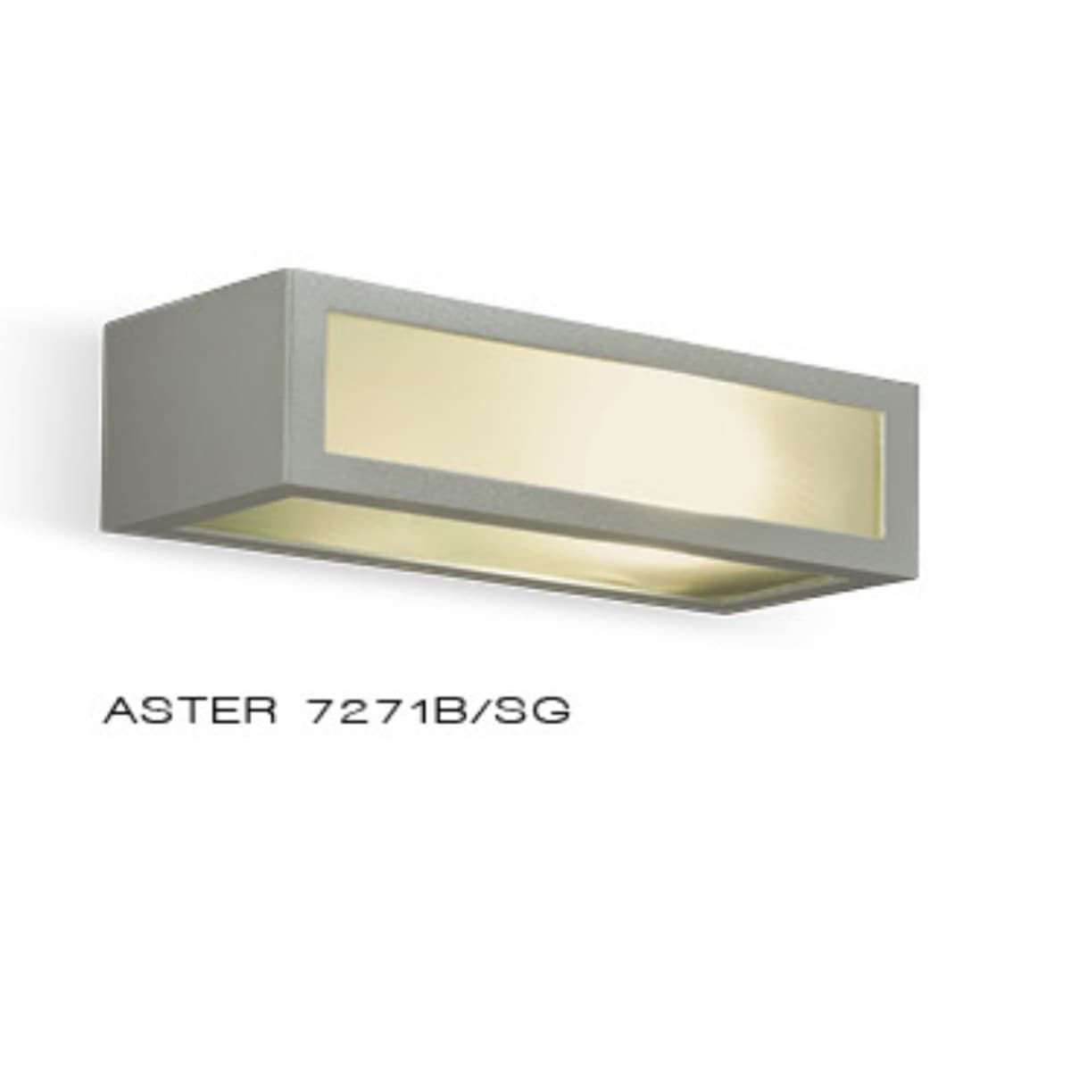 Applique moderno Promoingross ASTER 7271 B E27 LED alluminio lampada partete - 12