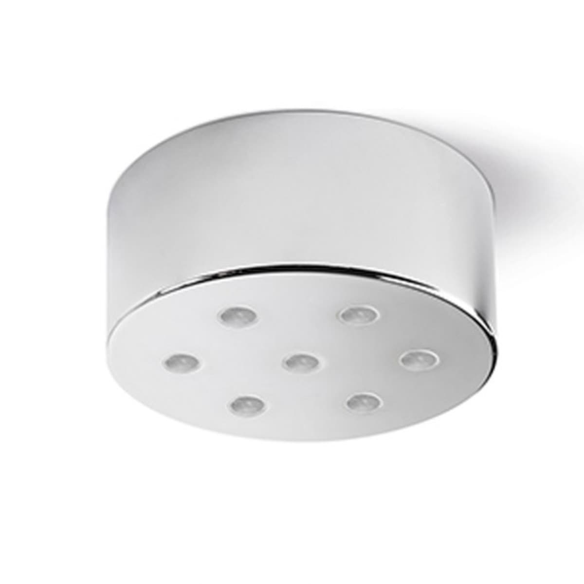 Rosone metallo multicavo Perenz 6252 accessorio moderno soffitto 7 fori - 6