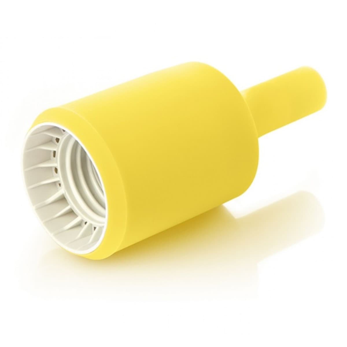 Portalampade gomma Perenz 6251 E27 LED colorato giallo bianco nero verde arancio interno - 11