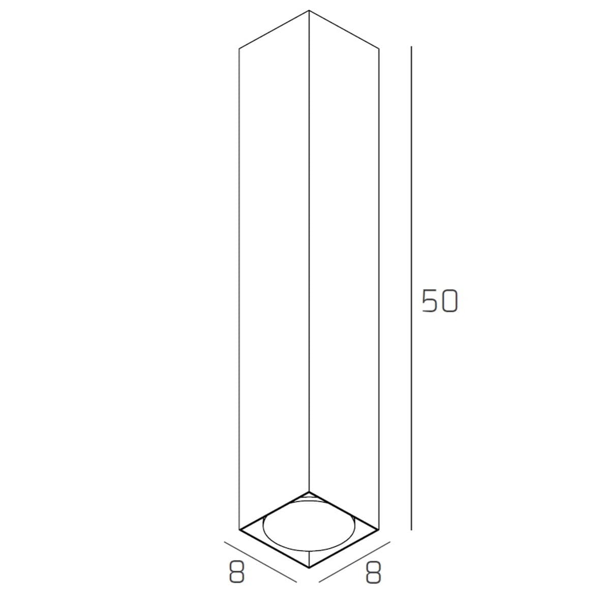 Plafoniera moderna Top Light PLATE 1129 PL50 Gx53 LED metallo lampada soffitto - 14