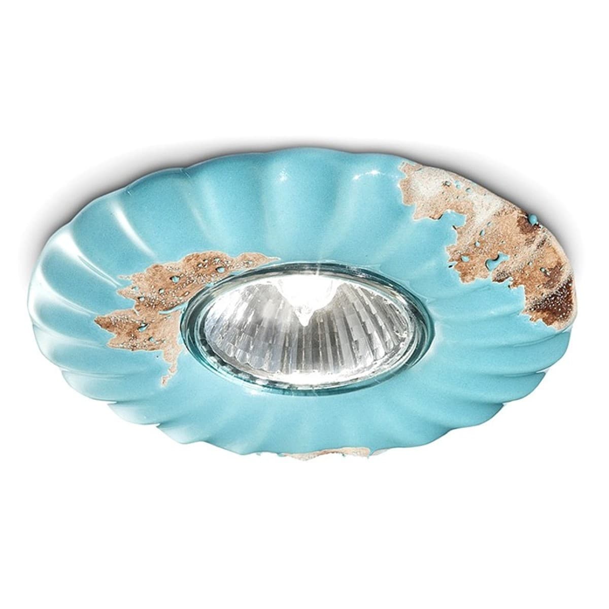 Faretto incasso rustico Ferroluce Retrò VINTAGE C480 GU10 LED ceramica spot - 17