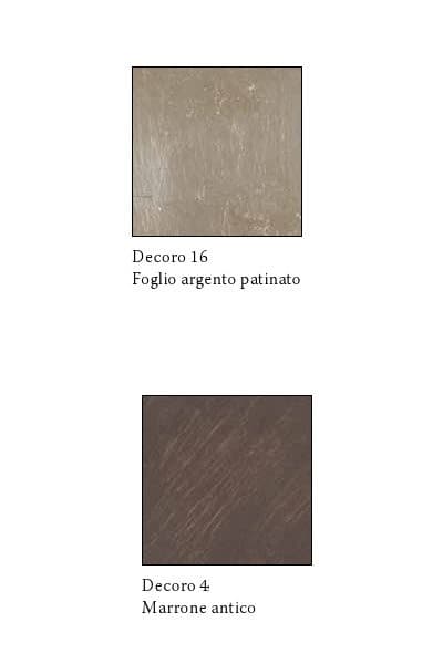 Piantana classica LUCE PIU BIANCOSPINO BS433 BS435 G9 LED lampada terra metallo vetro - 8
