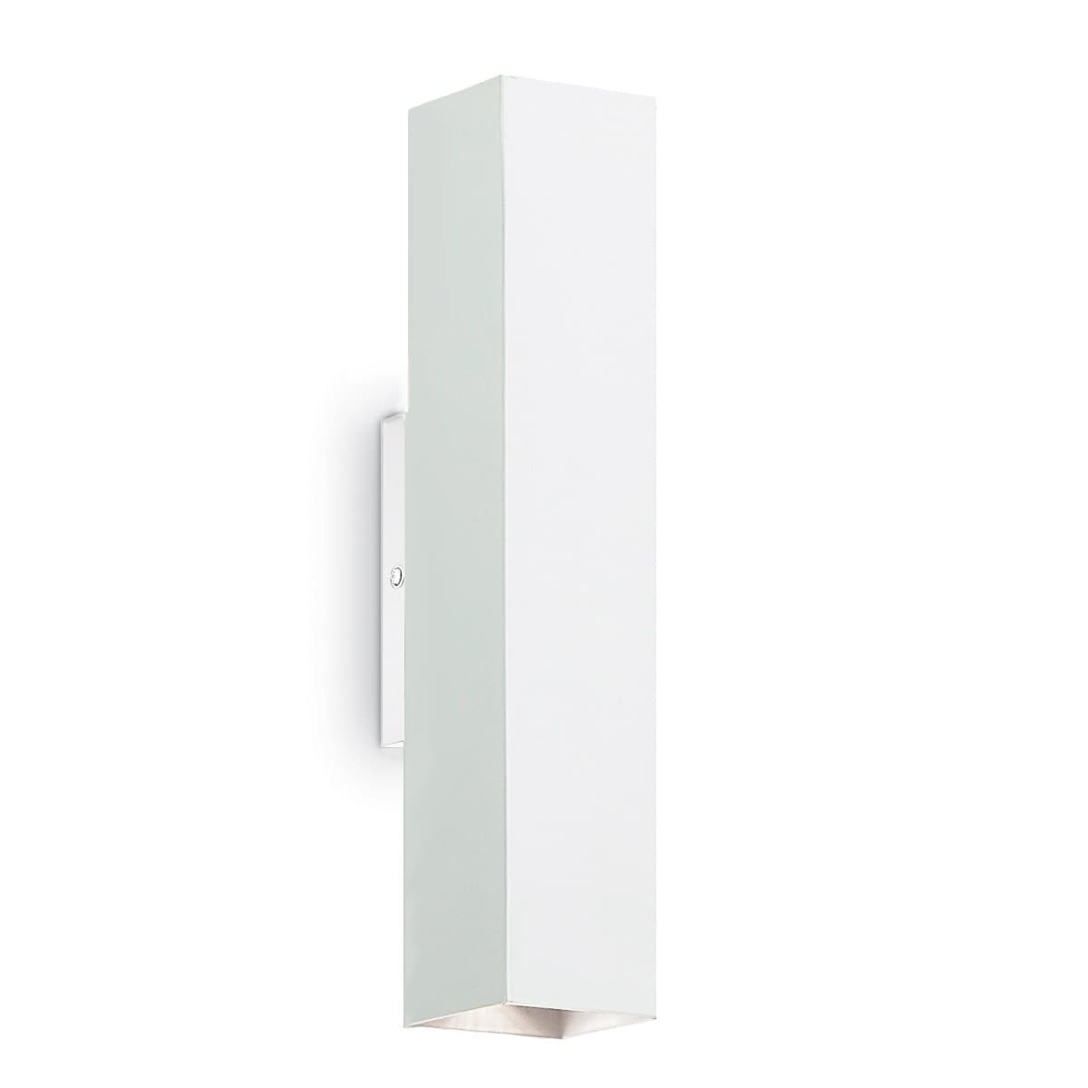 Applique moderno Ideal Lux LOOK SQUARE AP2 126883 126890 GU10 LED metallo biemissione lampada parete - 8