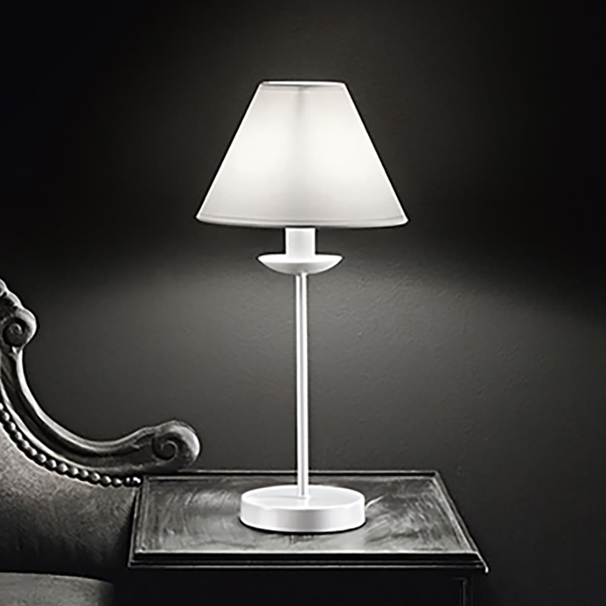 Abat-jour classica contemporanea Perenz DUCALE 6268 B 20 E14 LED lampada tavolo paralume - 8