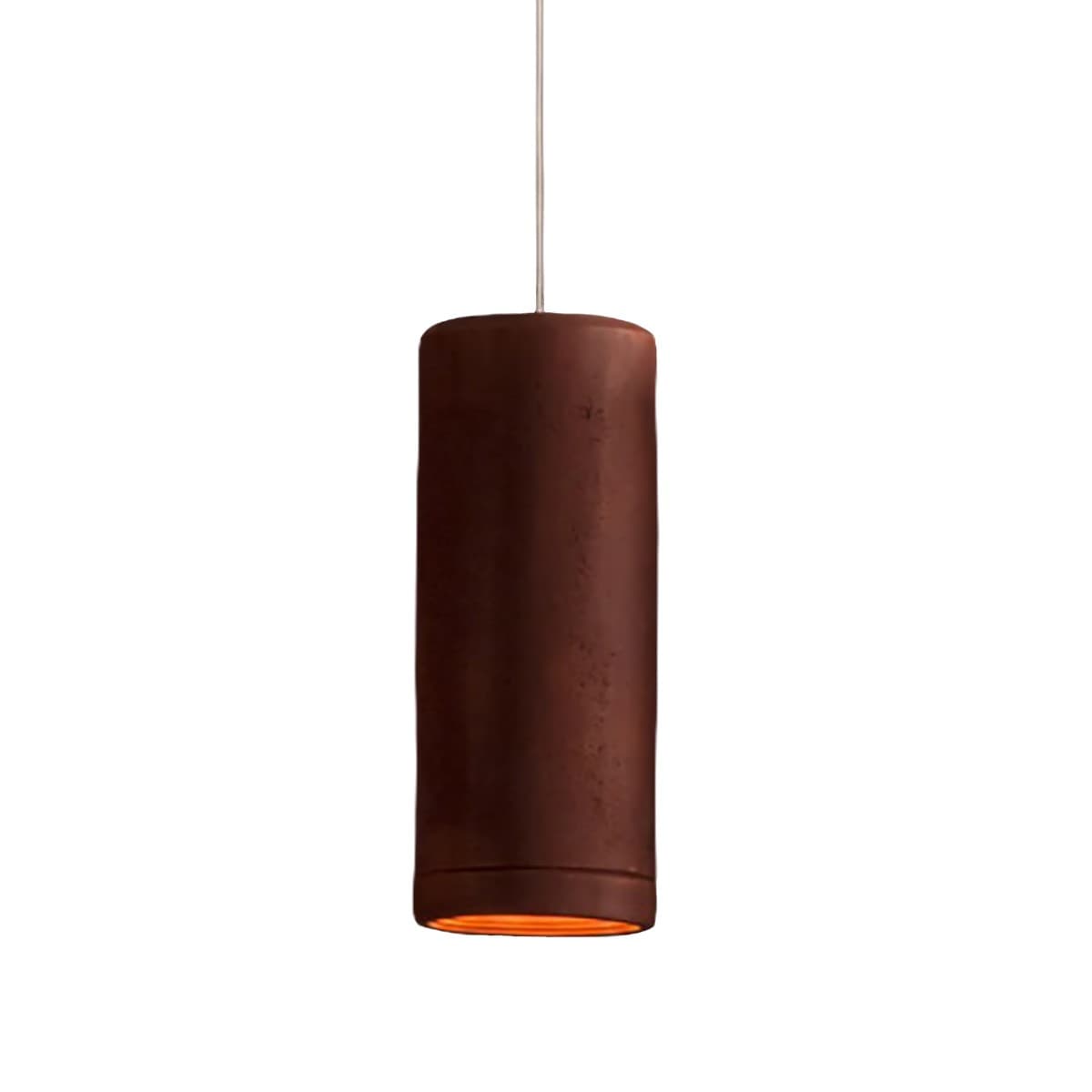Sospensione Toscot CARSO 983S GU10 LED terracotta galestro pietra lampadario monoemissione interno - 13