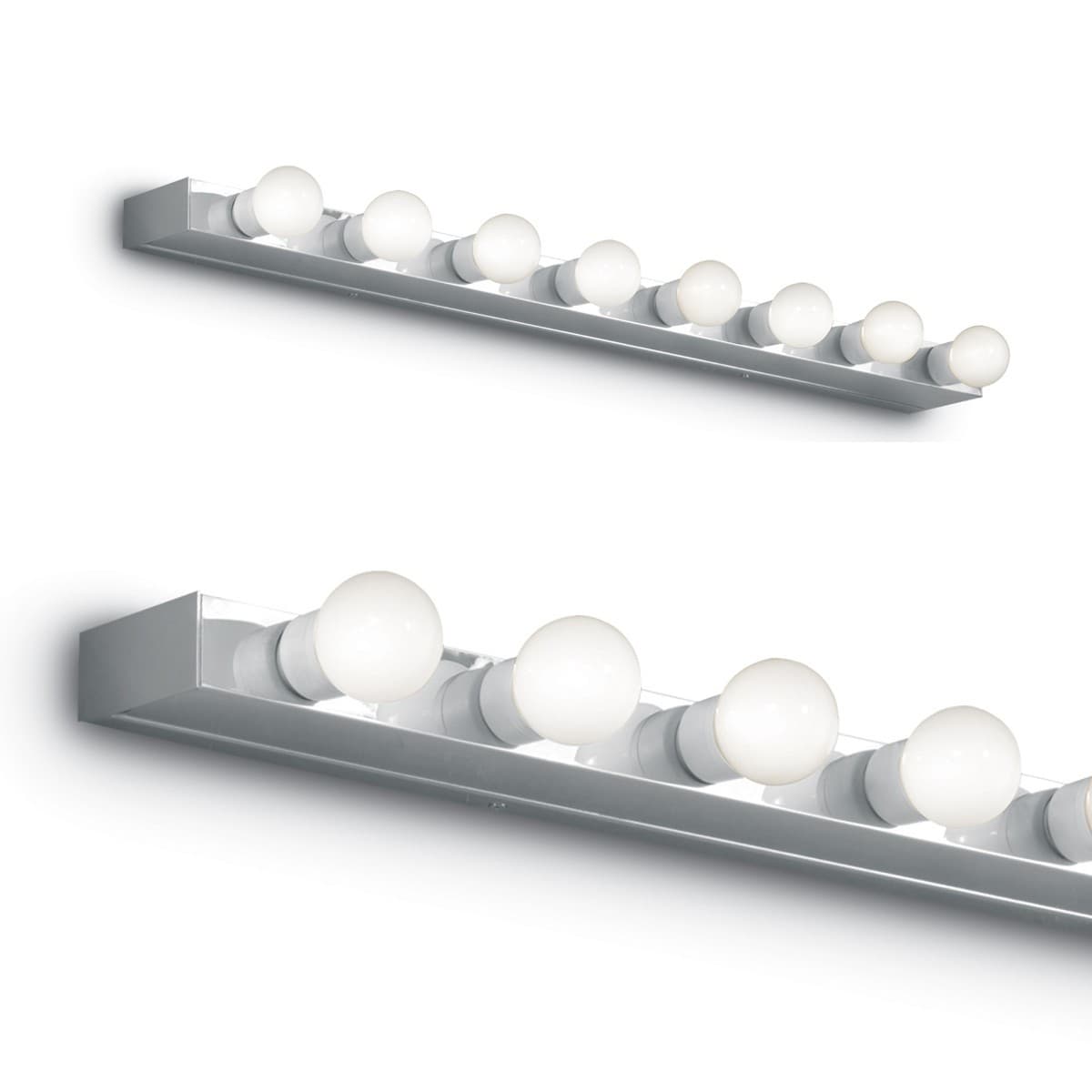 Applique moderno Ideal Lux PRIVE' AP8 159522 045634 E14 LED metallo lampada parete - 8