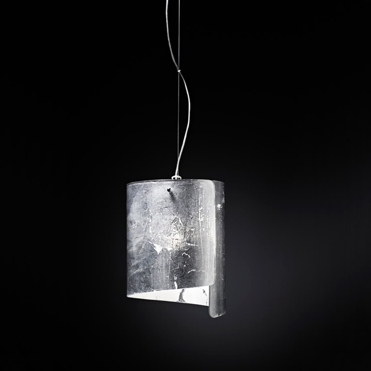Lampadario classico Selene illuminazione PAPIRO 0385 033 006 E27 LED vetro sospensione - 7