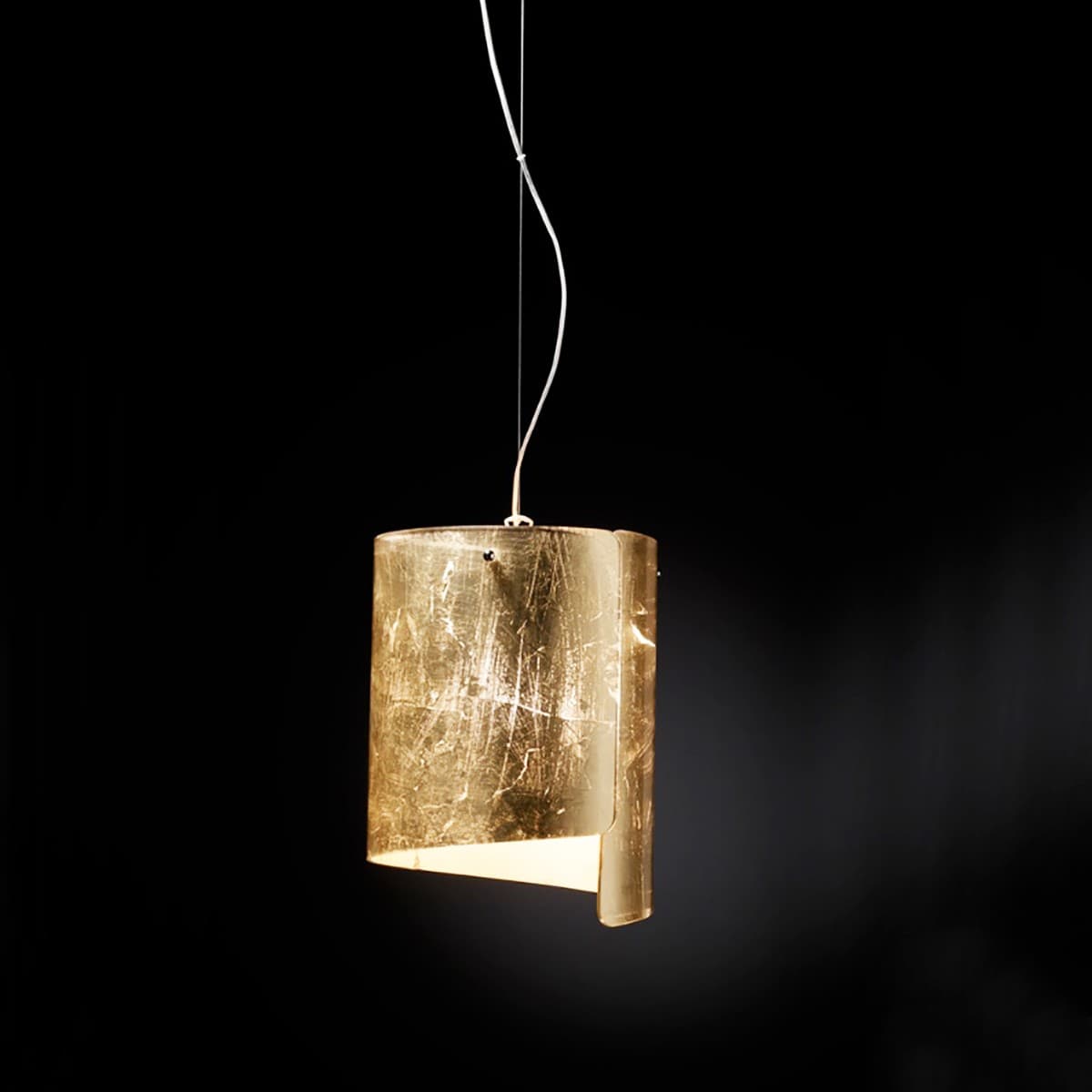 Lampadario classico Selene illuminazione PAPIRO 0385 033 006 E27 LED vetro sospensione - 8