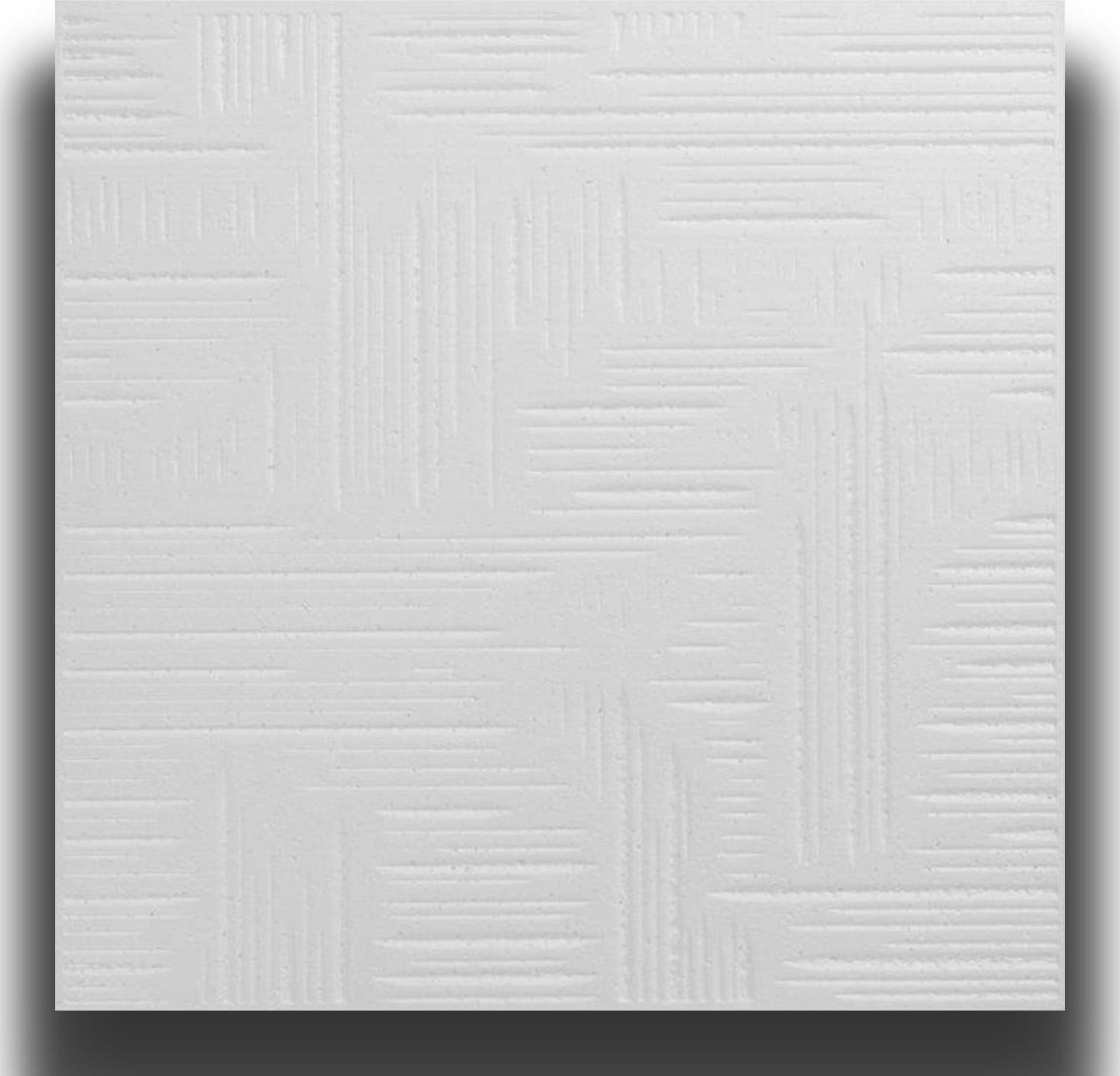 10 o 20mq (40 oppure 80 pezzi) di pannello decorativo a soffitto in polistirene compatto 50x50cm (spess. 1cm) VENA - 3