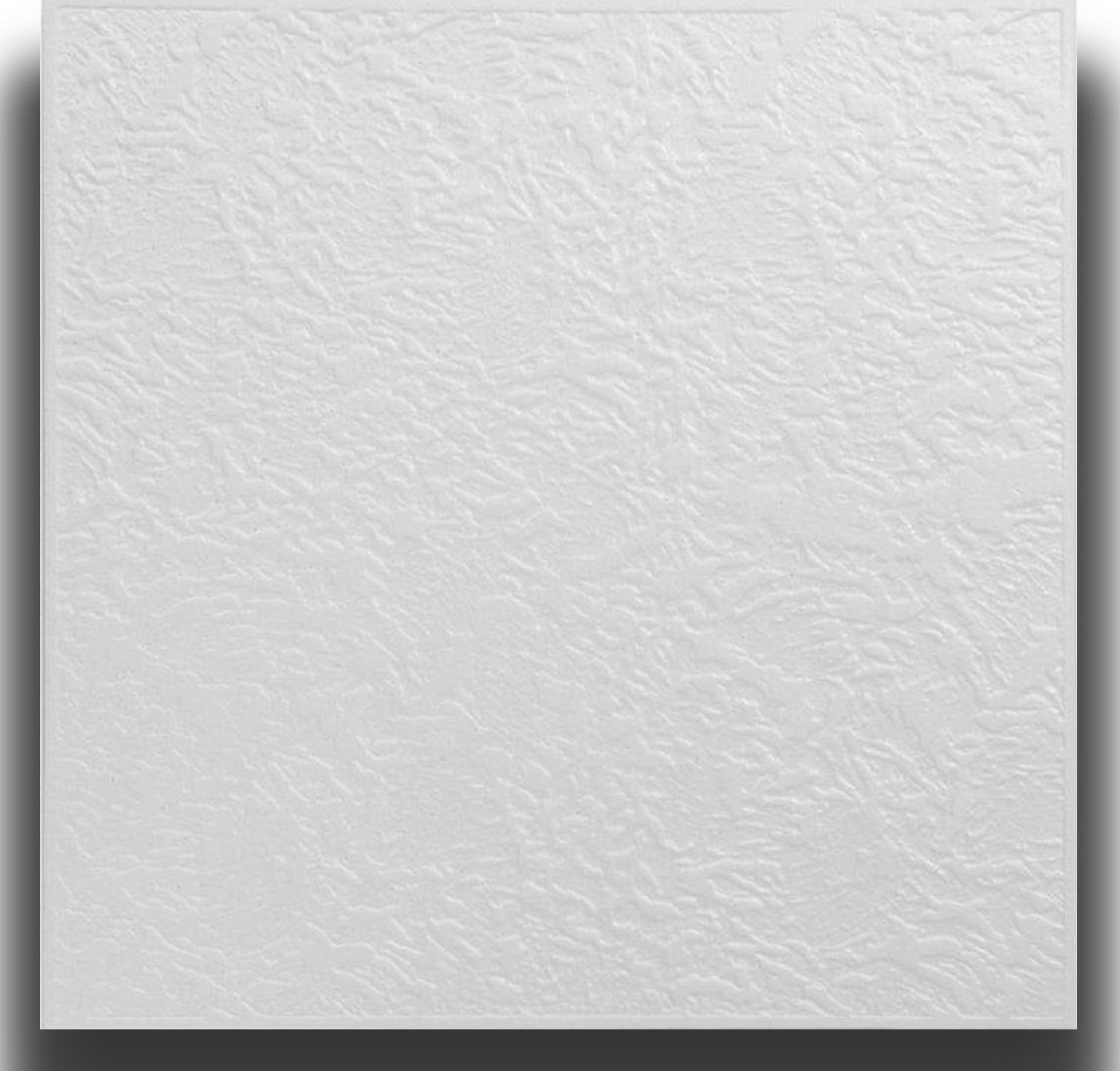 10 o 20mq (40 oppure 80 pezzi) di pannello decorativo a soffitto in polistirene compatto 50x50cm (spess. 1cm) RODOS - Eternal Parquet
