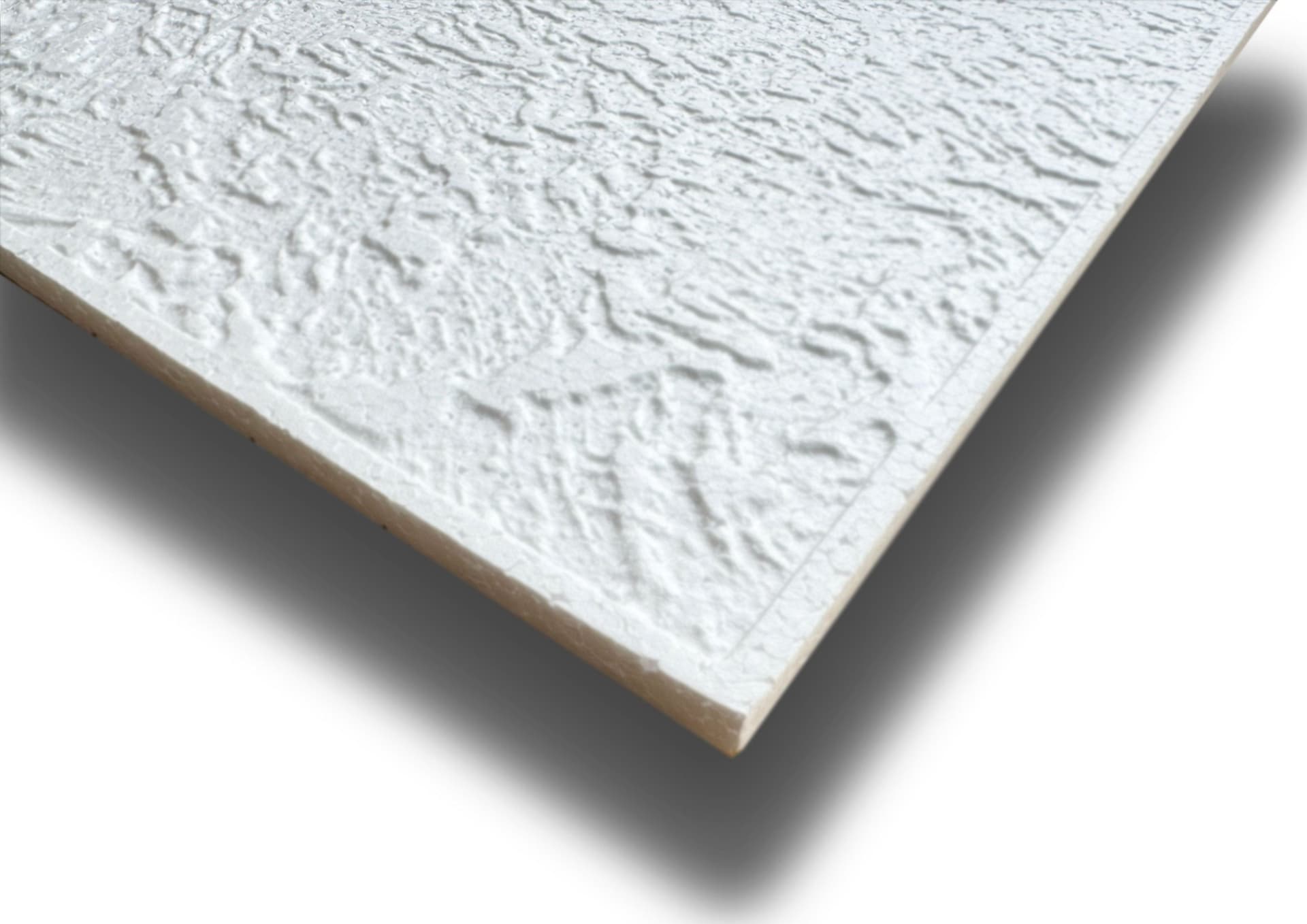 10 o 20mq (40 oppure 80 pezzi) di pannello decorativo a soffitto in polistirene compatto 50x50cm (spess. 1cm) RODOS - Eternal Parquet