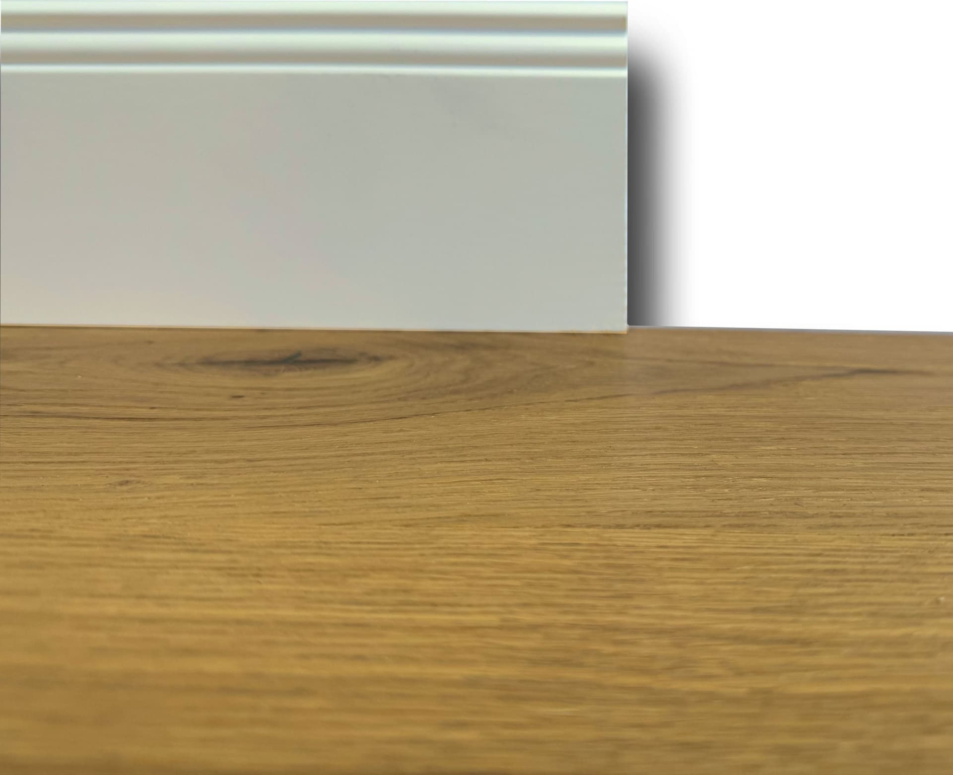 Battiscopa PREMIUM in legno MASSELLO mod.DUCALE 120x15 laccato bianco RAL 9010  (prezzo al metro) - Eternal Parquet