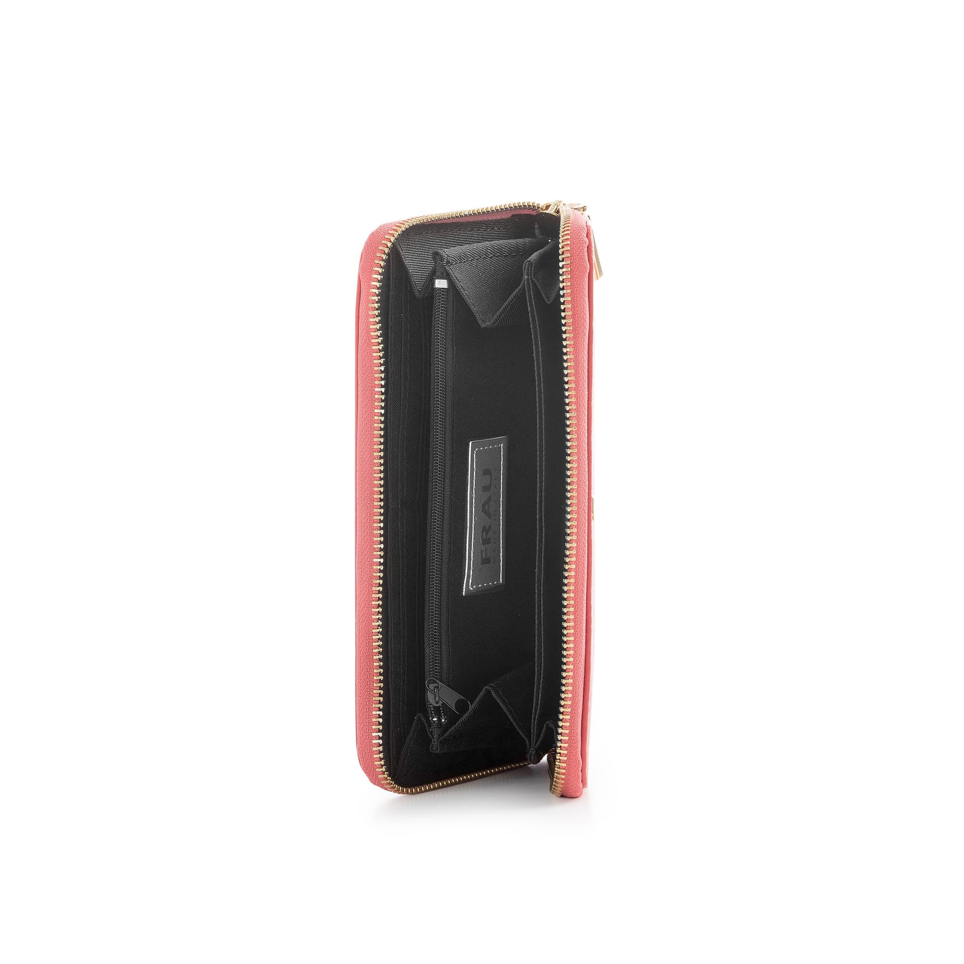 FRAU portafoglio grande in pelle fuxia PD39 - 2