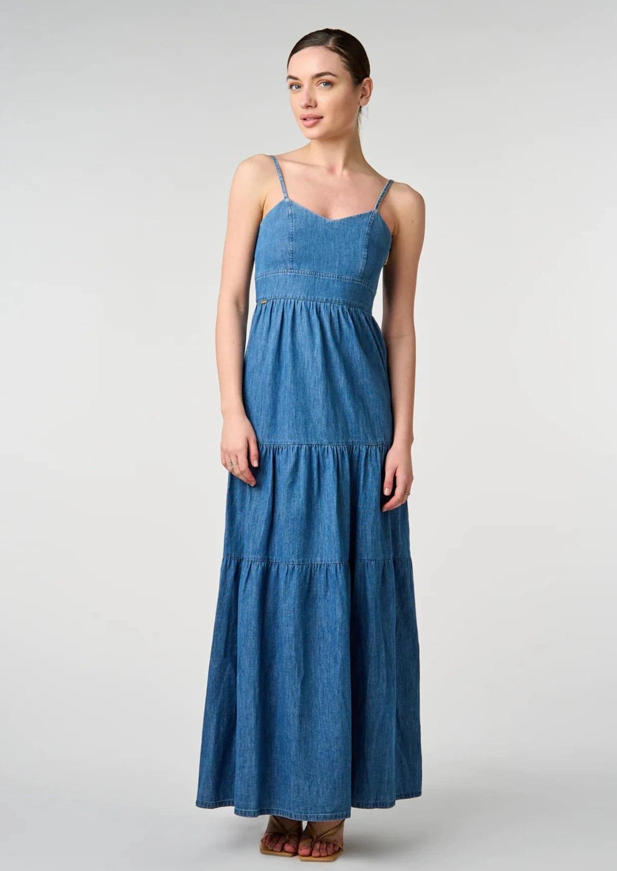 Abito in cotone denim - 4