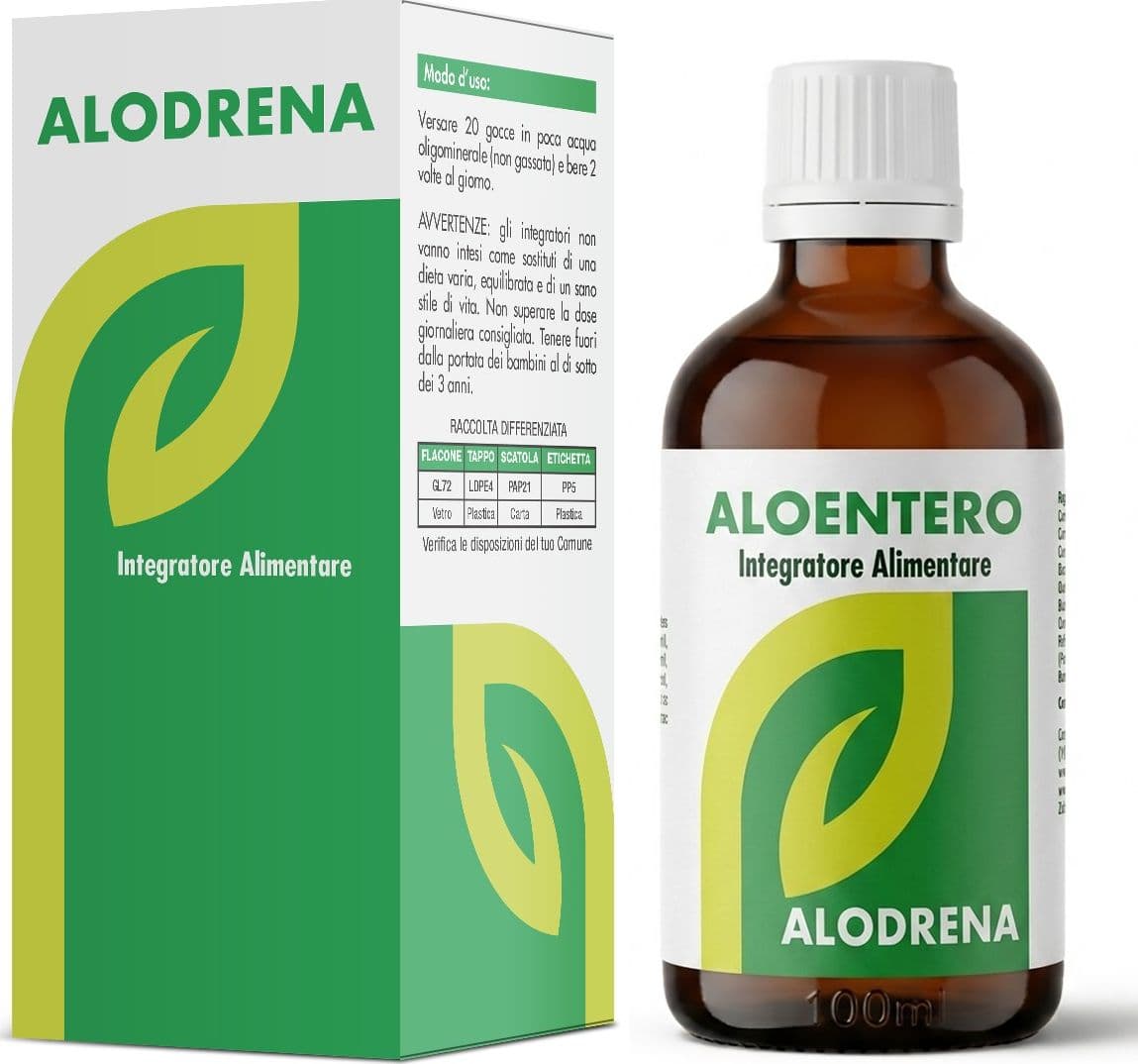ALOENTERO integratore alimentare fitopreparato Gocce 100 ml