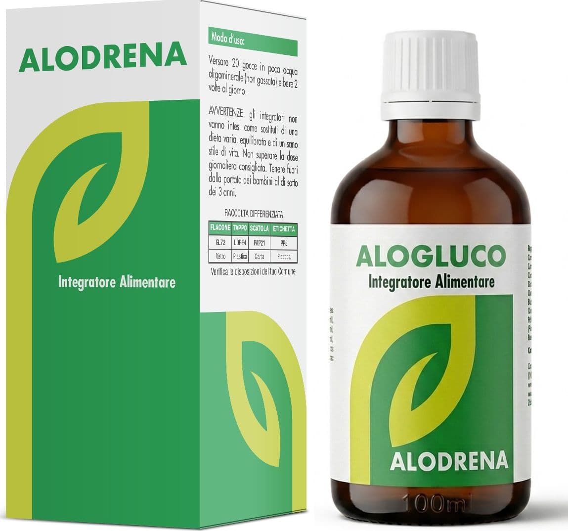 ALOGLUCO integratore alimentare fitopreparato Gocce 100 ml