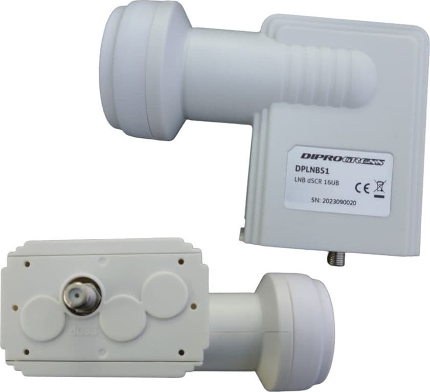 Convertitore Satellitare Illuminatore Parabola LNB dCSS/SCR 16 UB Singola uscita DIPROGRESS DPLNBS1 - 4