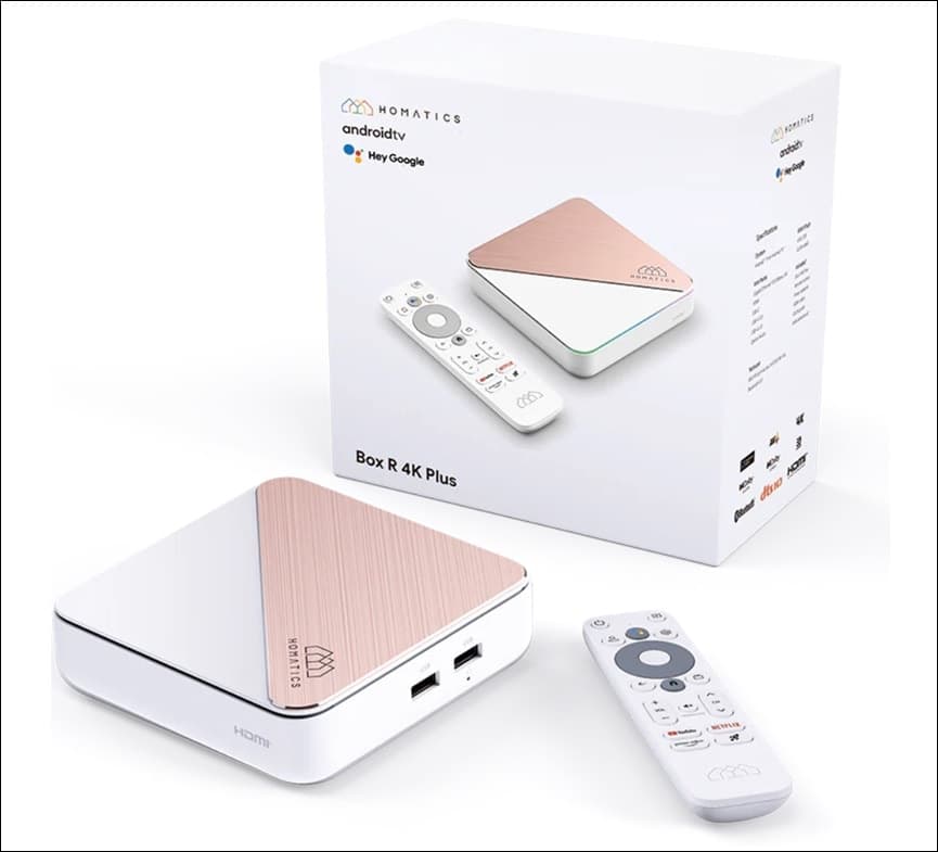 Homatics BOX R PLUS 4K 4/32GB Android TV 11 certificato Google - 8