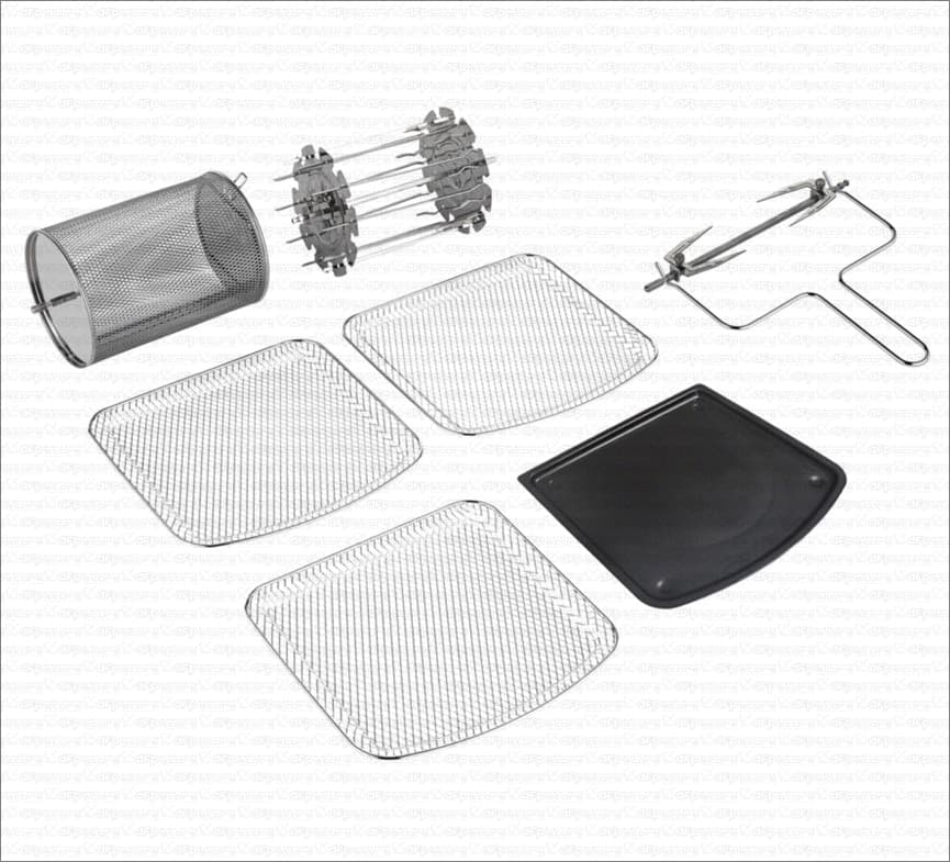 Friggitrice ad aria e Grill digitale da 12 litri 1700W AMIKO A80 - 6