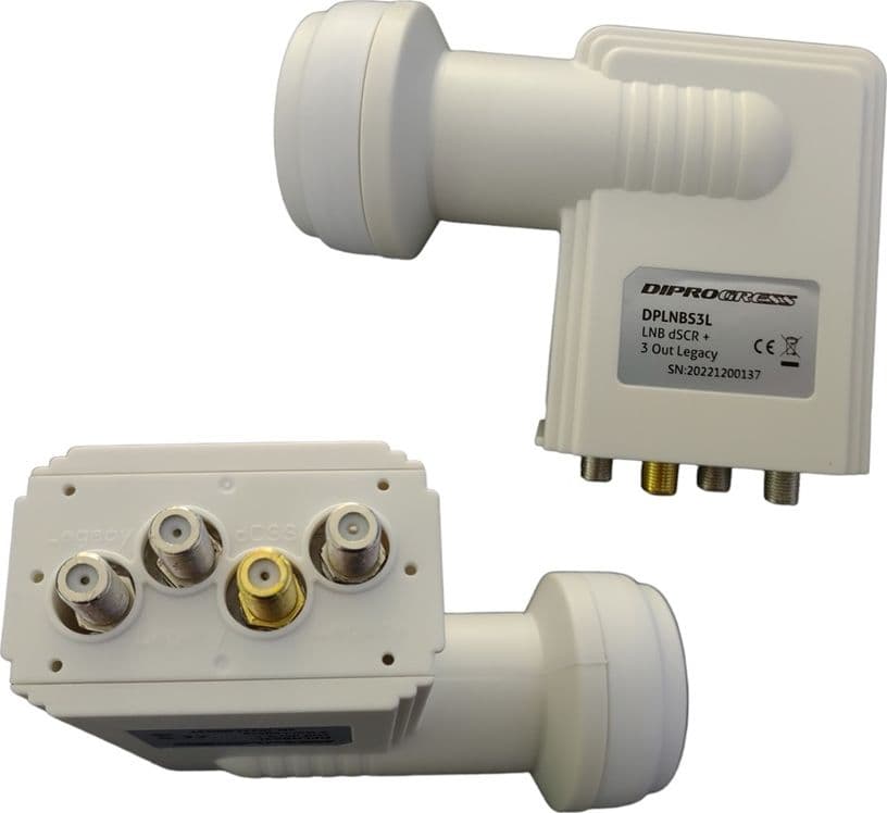 LNB dCSS/SCR 16 UB + 3 Out Legacy DIPROGRESS DPLNBS3L - 4