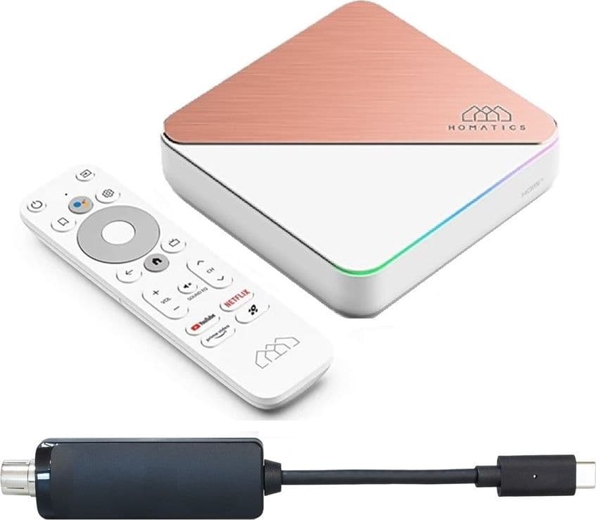 Homatics BOX R PLUS 4K 4/32GB Android TV 11 certificato Google con Dongle USB DVB-T2/C Digitale Terrestre H.265 HEVC 10 bit - 15