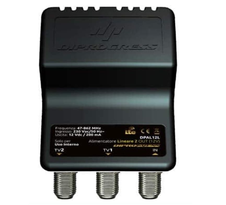 Alimentatore per centralina da palo 2 Uscite 12V 200mA DIPROGRESS DPAL12L - 3