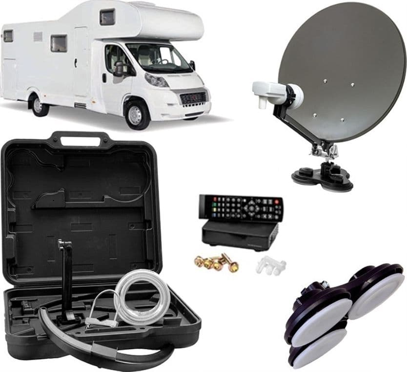 Kit Parabola da viaggio XORO MCA 38 HD con decoder satellitare XORO - 7