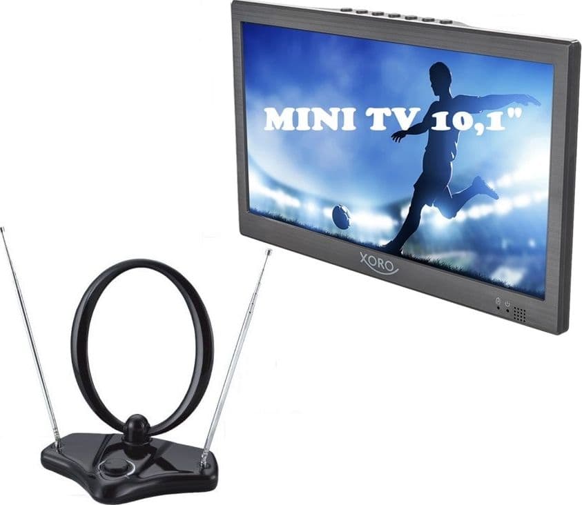 Televisore portatile LED 10,1" Pollici HD XORO PTL 1015 V2 DVB-T2 H.265/HEVC 10 bit con Antenna Digitale Terrestre Amplificata per interni NAI-001 SUPERIOR - 9
