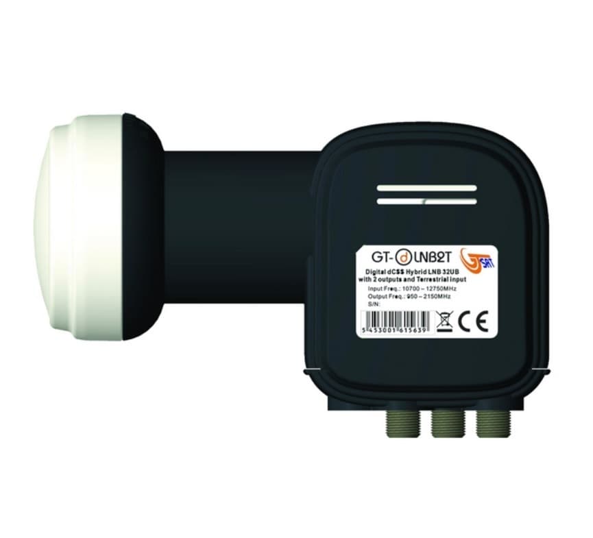 LNB 1 out dCSS/SCR + 1 Ibrida Legacy/dCSS/SCR + Mix TV passivo GTSAT GT-DLNB2T  - 3
