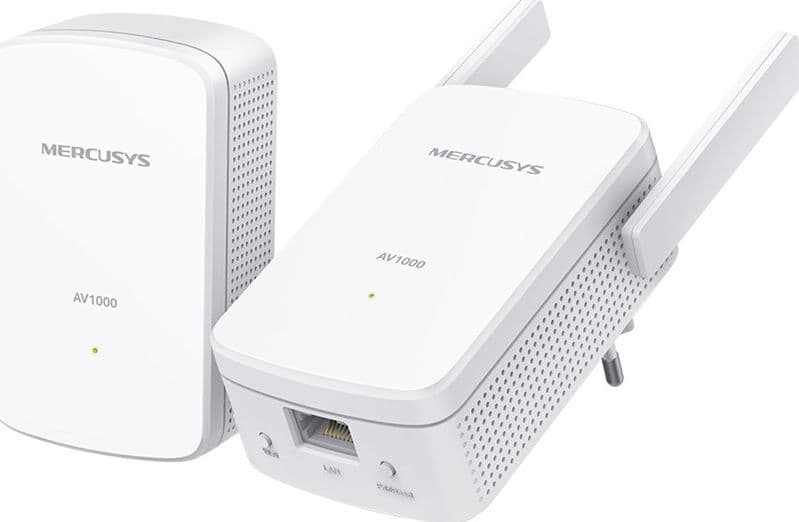 Powerline 1000Mbps + Extender Wi-Fi 300Mbps MERCUSYS MP510 KIT - 4