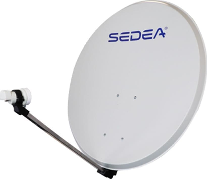 Parabola satellitare 80 Cm in acciaio con LNB Singola Uscita SEDEA - 4