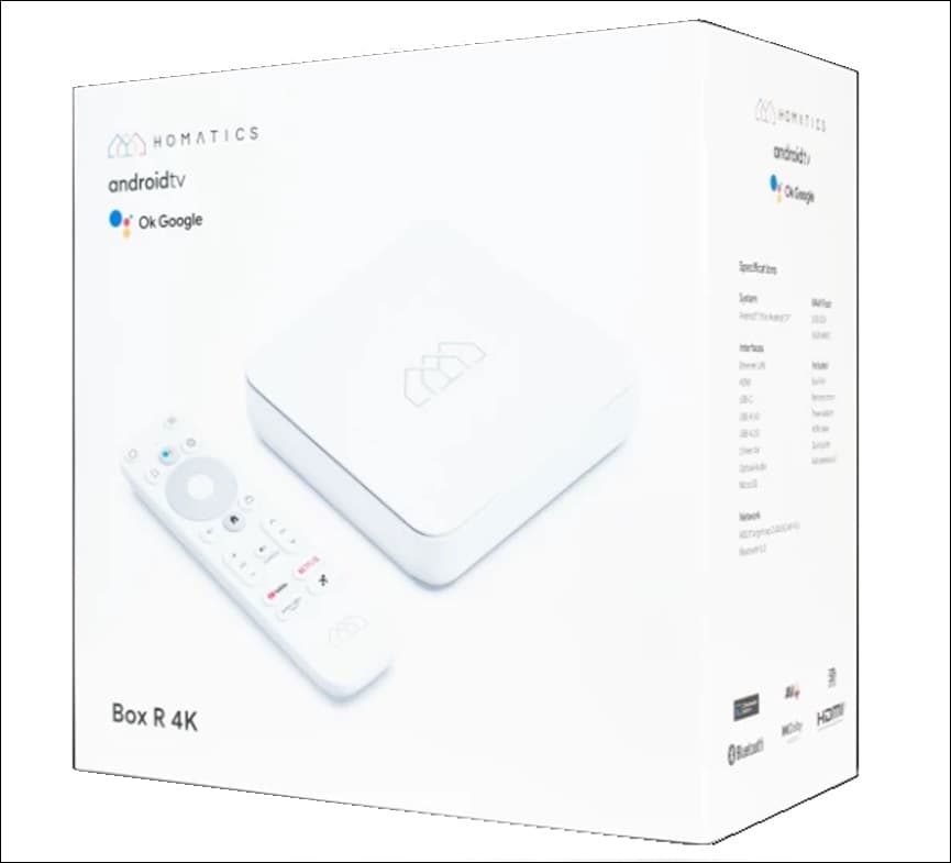 Homatics BOX R 4K 2/16GB Android TV 11 certificato Google - 8