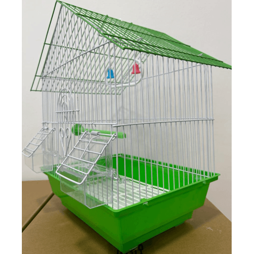 Gabbia Per Uccelli In Metallo A101 Cm 28X21x38 - Verde - 3
