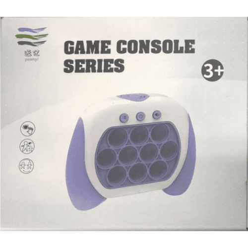 Popp It Elettrico Con Luci E Suoni - Game Console Series Viola - 2