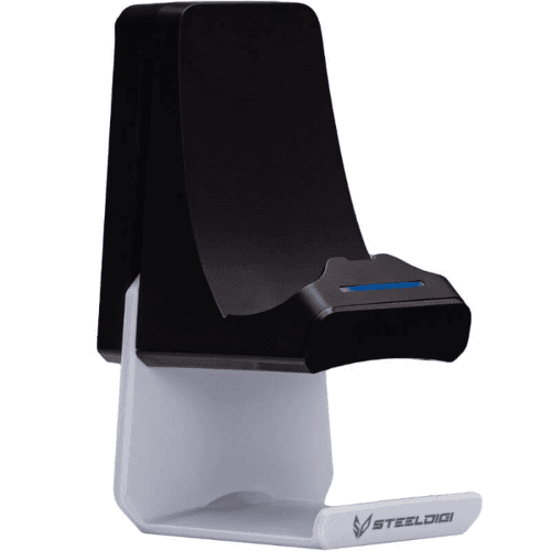 Ricarica Dualsense PS5 e Gancio Cuffie Steeldigi Hc01W B/W - 3